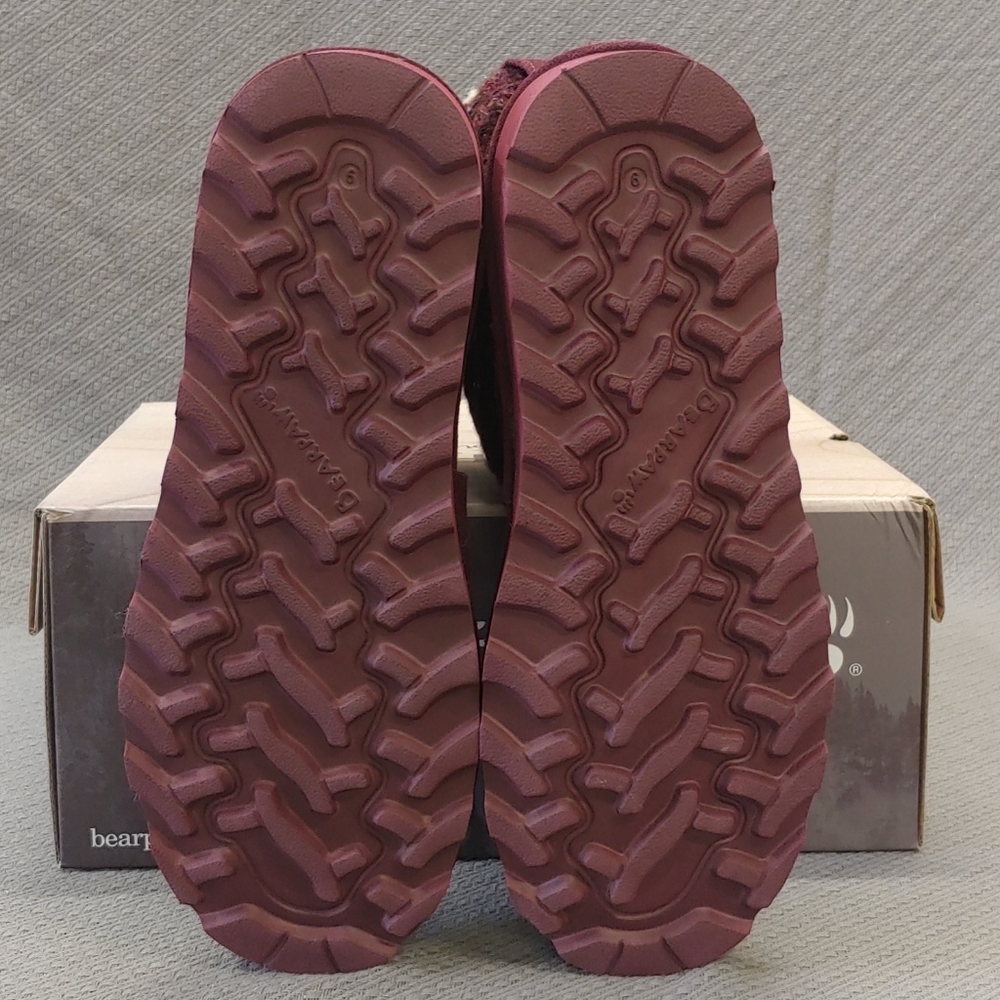 Bearpaw Virginia bootie with Never Wet Wine-9 - Picture 8 of 16